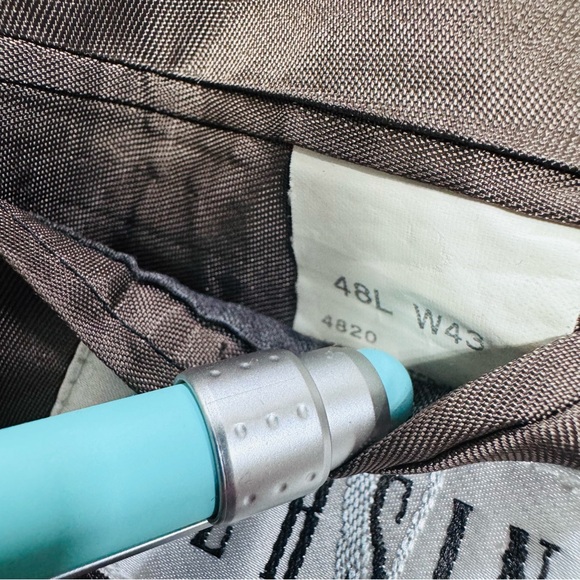 VERSINI Men’s Sport Coat, 2 buttons, Tan, 48L - Picture 5 of 13